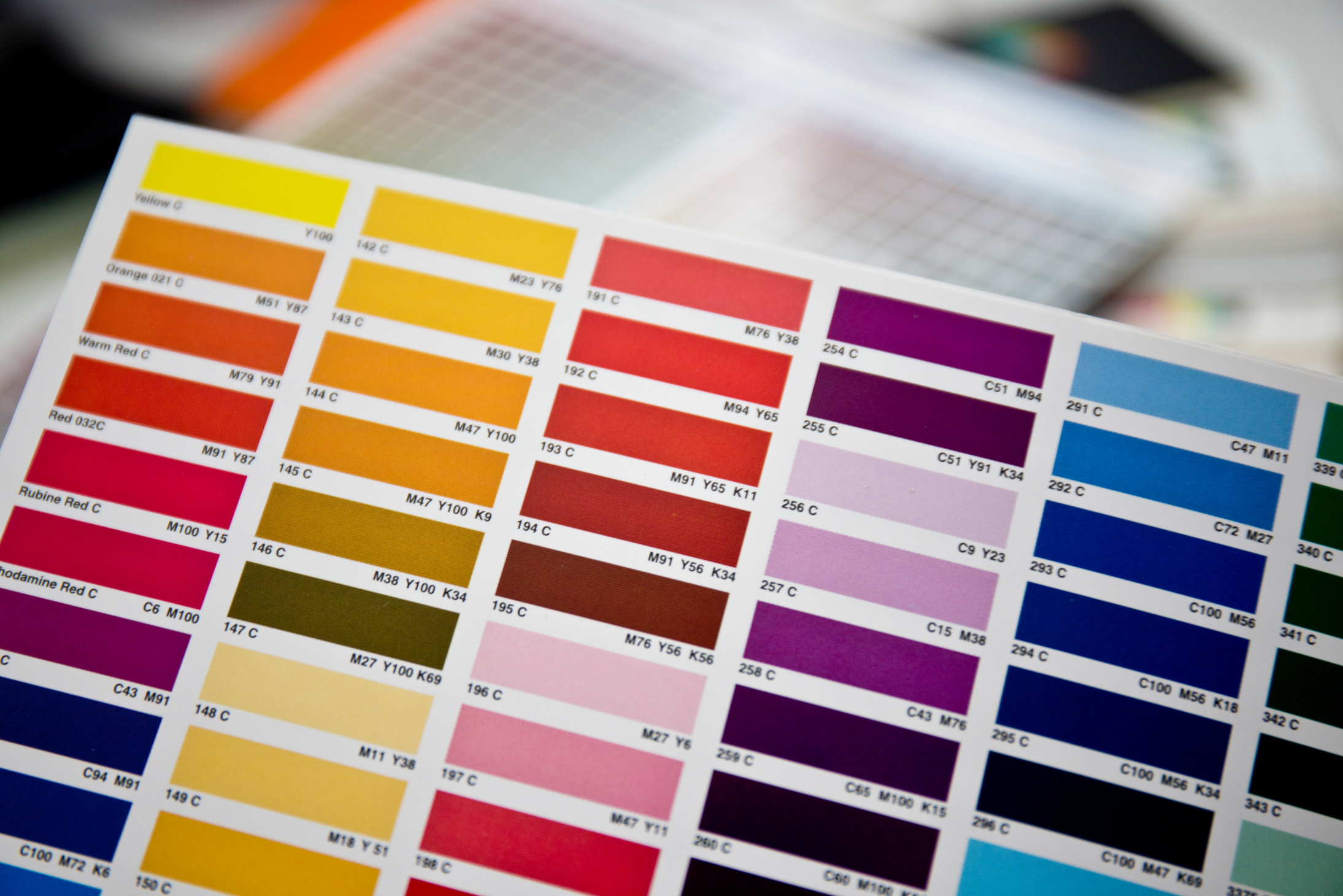 Designer's Colour Chart